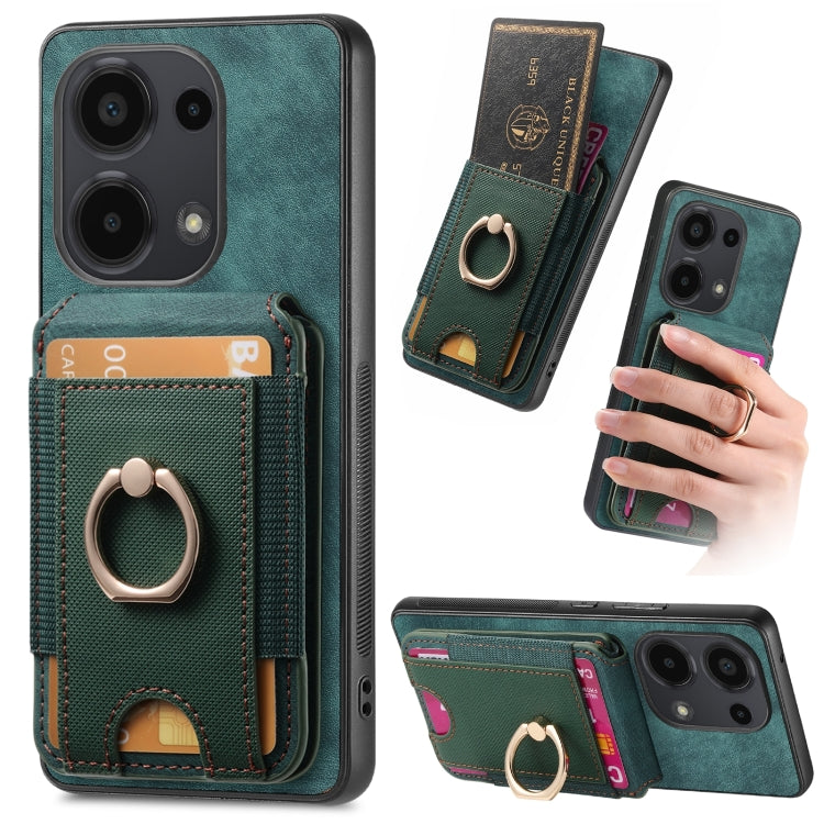 Retro Splitable Magnetic Stand Card Bag Leather Phone Case, Series 4
