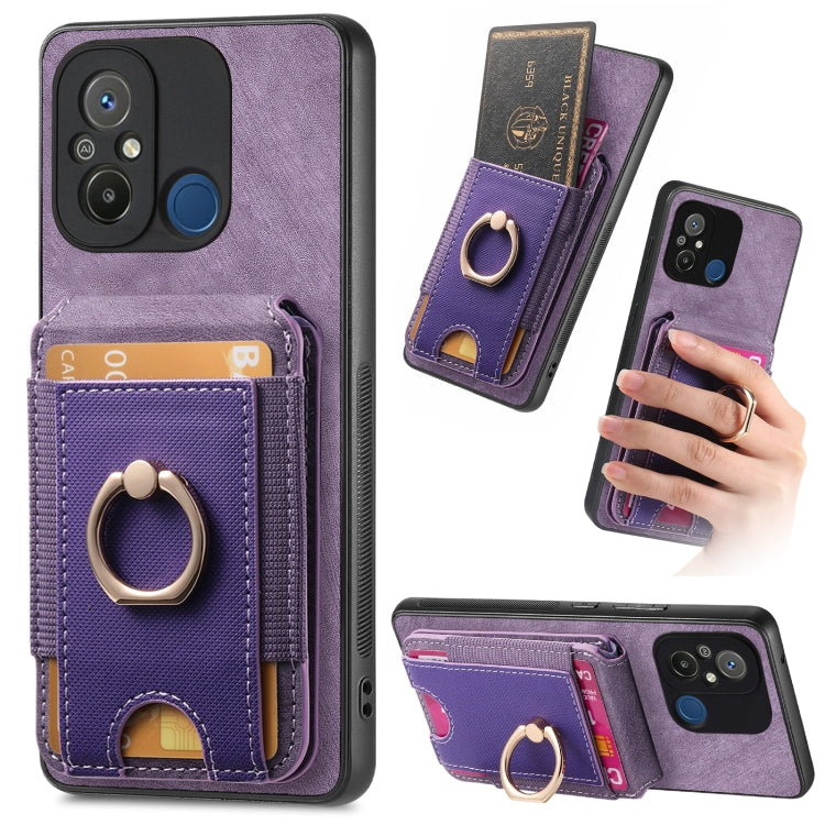 Retro Splitable Magnetic Stand Card Bag Leather Phone Case, Series 4