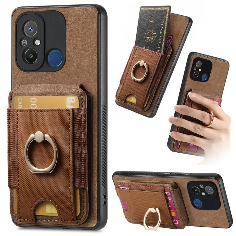 Retro Splitable Magnetic Stand Card Bag Leather Phone Case, Series 4