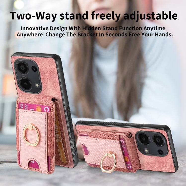 Retro Splitable Magnetic Stand Card Bag Leather Phone Case, Series 4