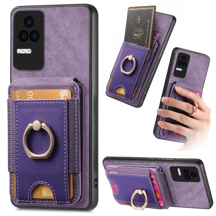 Retro Splitable Magnetic Stand Card Bag Leather Phone Case, Series 4