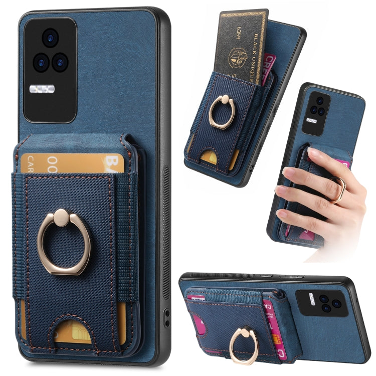 Retro Splitable Magnetic Stand Card Bag Leather Phone Case, Series 4
