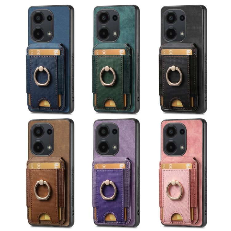 Retro Splitable Magnetic Stand Card Bag Leather Phone Case, Series 4