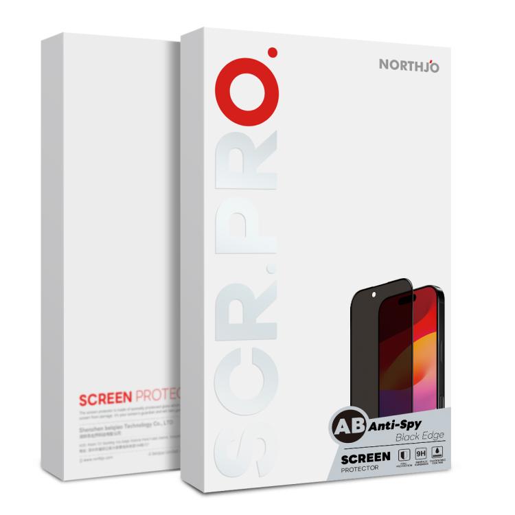 NORTHJO A++ 28 Degree Privacy Full Glue Silk Printing Tempered Glass Film, For iPhone Duo Outer Screen, For iPhone 18 Pro, For iPhone 18 Pro Max, For iPhone 17 Pro Max, For iPhone 17 Pro, For iPhone 17, For iPhone Air, For iPhone 16 Pro Max            ...