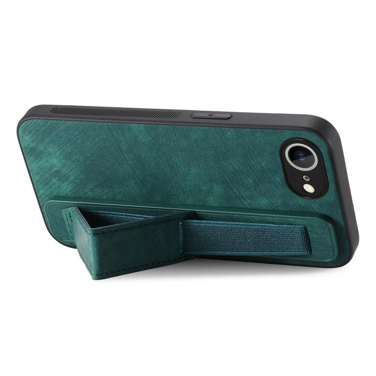 Retro Wristband Holder Leather Back Phone Case, iPhone 16e