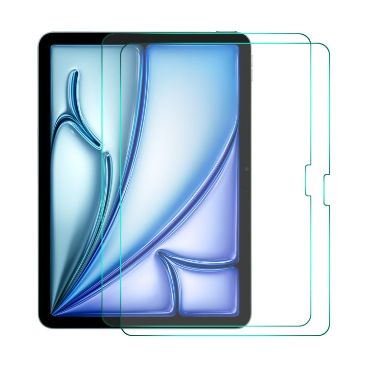 Lot de 2 films de protection en verre trempé antidéflagrants ENKAY Hat-Prince de 0,33 mm, pour iPad Air 11 (2025/2024) et iPad 2025, pour iPad Pro 13 (2024/Air 13) et iPad Pro 11 (2024).