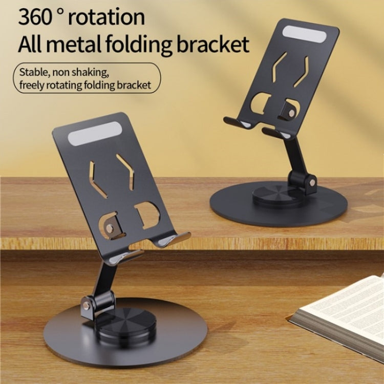 YY-027 360 Degree Rotation Foldable Desktop Phone Tablet Holder, YY-027