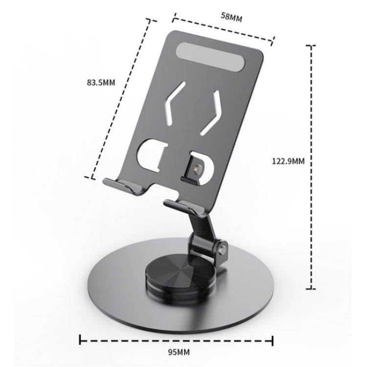 YY-027 360 Degree Rotation Foldable Desktop Phone Tablet Holder, YY-027