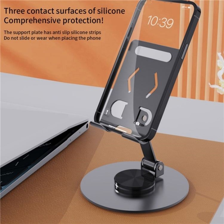 YY-027 360 Degree Rotation Foldable Desktop Phone Tablet Holder, YY-027
