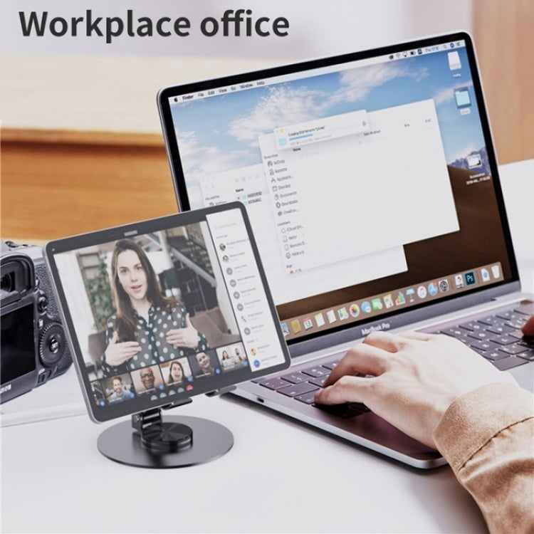 YY-027 360 Degree Rotation Foldable Desktop Phone Tablet Holder, YY-027
