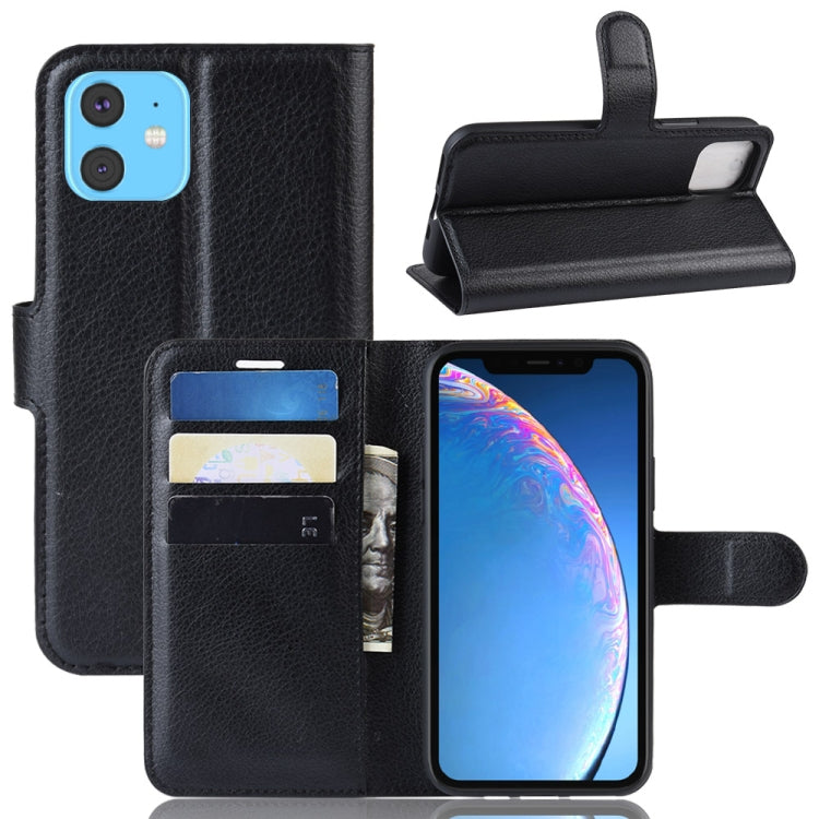 Litchi Texture Horizontal Flip Leather Case for iPhone XIR 2019, with Wallet & Holder & Card Slots, For iPhone 11, For XIR 2019