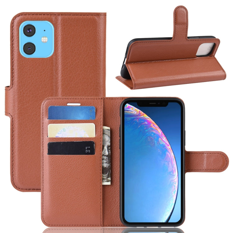 Litchi Texture Horizontal Flip Leather Case for iPhone XIR 2019, with Wallet & Holder & Card Slots, For iPhone 11, For XIR 2019
