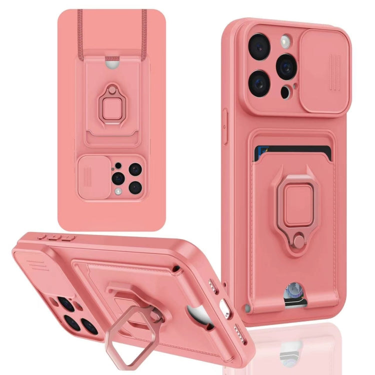 Sliding Camshield Magnetic Card Holder Silicone Phone Case, For iPhone 7 / 8 / SE 2022, For iPhone 13 Pro Max, For iPhone 13 Pro, For iPhone 13