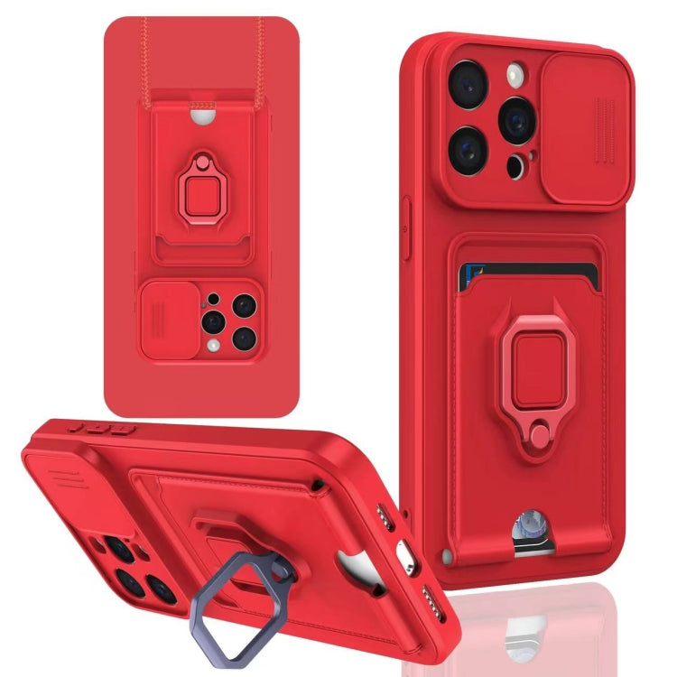 Sliding Camshield Magnetic Card Holder Silicone Phone Case, For iPhone 12, For iPhone 12 Pro Max, For iPhone 12 Pro, For iPhone 11 Pro Max