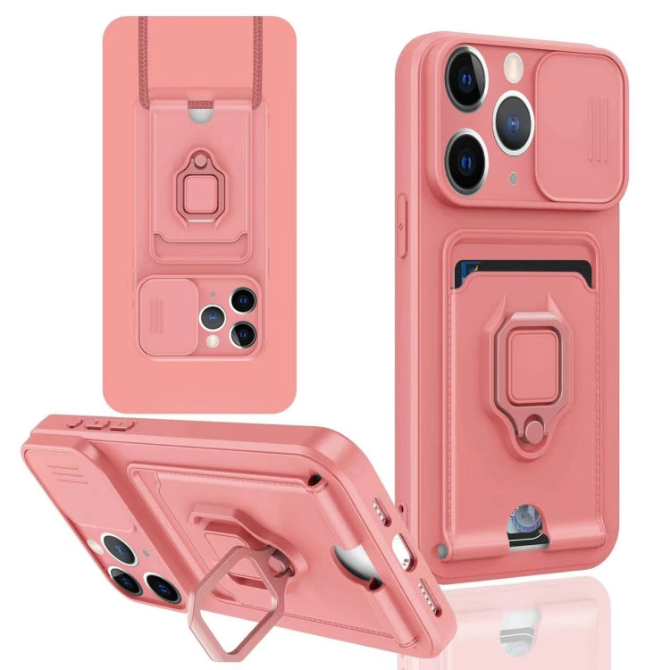 Sliding Camshield Magnetic Card Holder Silicone Phone Case, For iPhone 12, For iPhone 12 Pro Max, For iPhone 12 Pro, For iPhone 11 Pro Max
