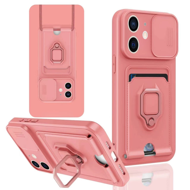 Sliding Camshield Magnetic Card Holder Silicone Phone Case, For iPhone 11, For iPhone 11 Pro, For iPhone XR, For iPhone XS Max