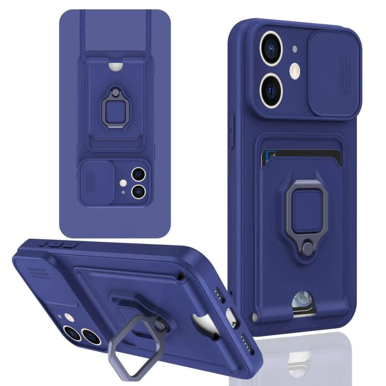 Sliding Camshield Magnetic Card Holder Silicone Phone Case, For iPhone 11, For iPhone 11 Pro, For iPhone X / XSS, For iPhone XR