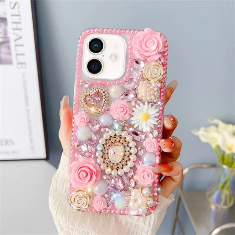 Diamond Inlaid Rose PC Phone Case, Series 3