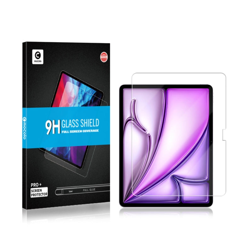 mocolo 2.5D Full Cover Tempered Glass Film, For iPad Air 13 2026 / Pro 13 2025, For iPad Air 11 2026 / 2025 / 2024, For iPad Pro 11 2025 / 2024