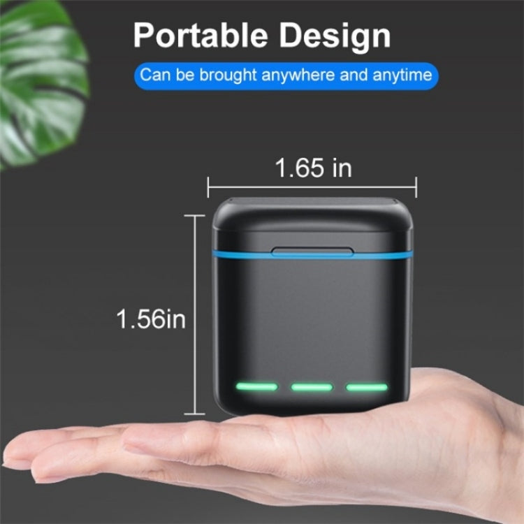 GP-810 Rechargeable 3-Battery Charger Station Storage Case for GoPro HERO5 /6 /7 /8, For GoPro HERO5 /6 /7 /8