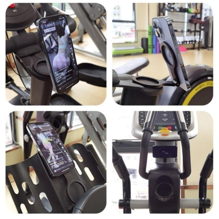 D59 Aluminum Alloy Finger Ring Grip MagSafe Dual Magnetic Phone Back Dual Ring Holder, D59 Ring Holder