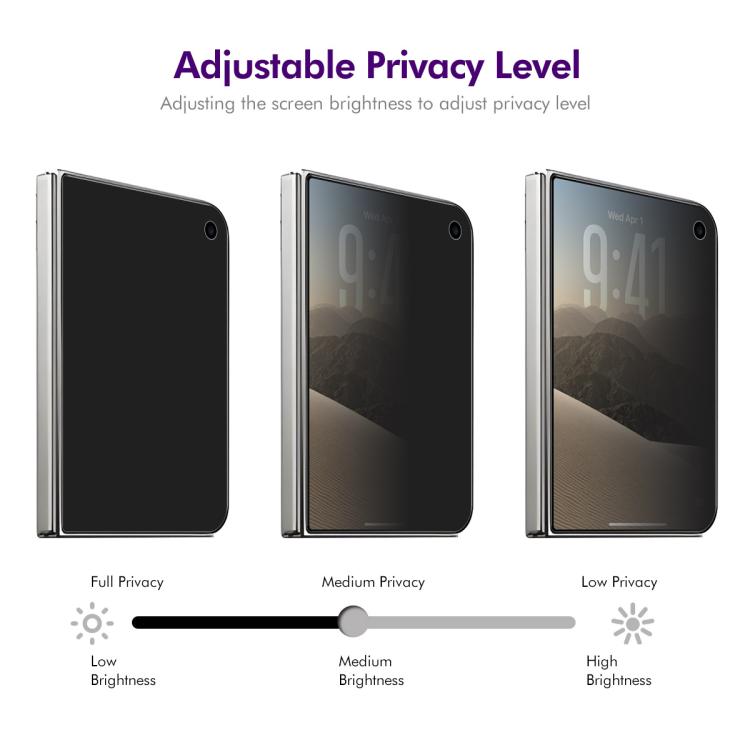 5 PCS/Pack ENKAY Hat-Prince 28 Degree Anti-peeping Privacy Tempered Glass Film, For iPhone Duo Outer Screen, For iPhone 18 Pro, For iPhone 18 Pro Max, For iPhone 17 Pro Max, For iPhone 17 Pro, For iPhone 17, For iPhone Air, For iPhone 16 Pro Max       ...