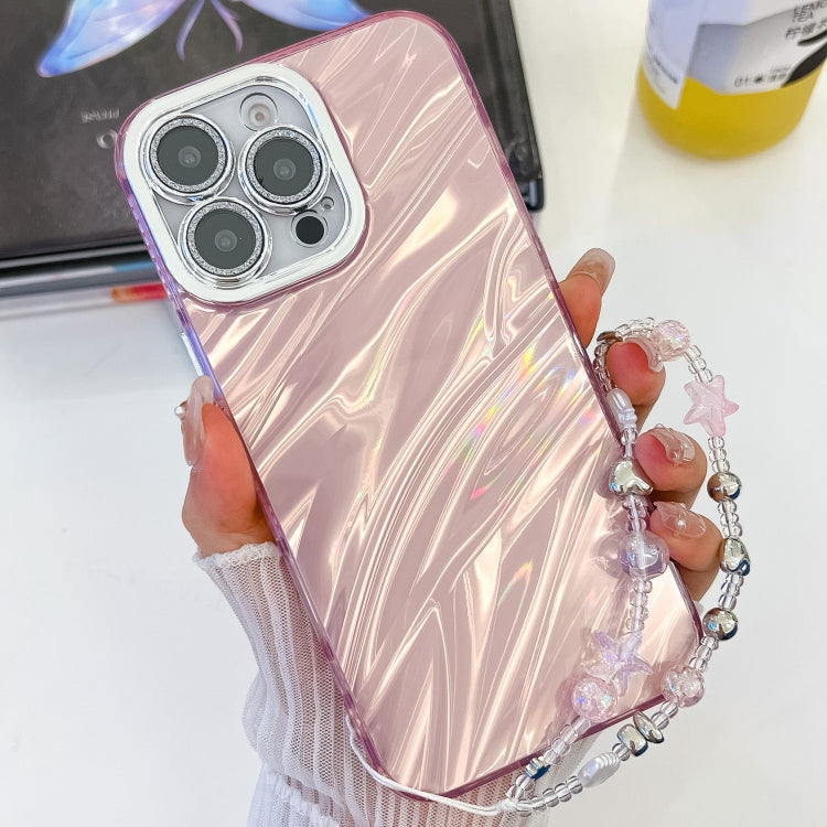 Plating Glitter Texture Chain Wristband TPU Phone Case with Lens Film, Series 4