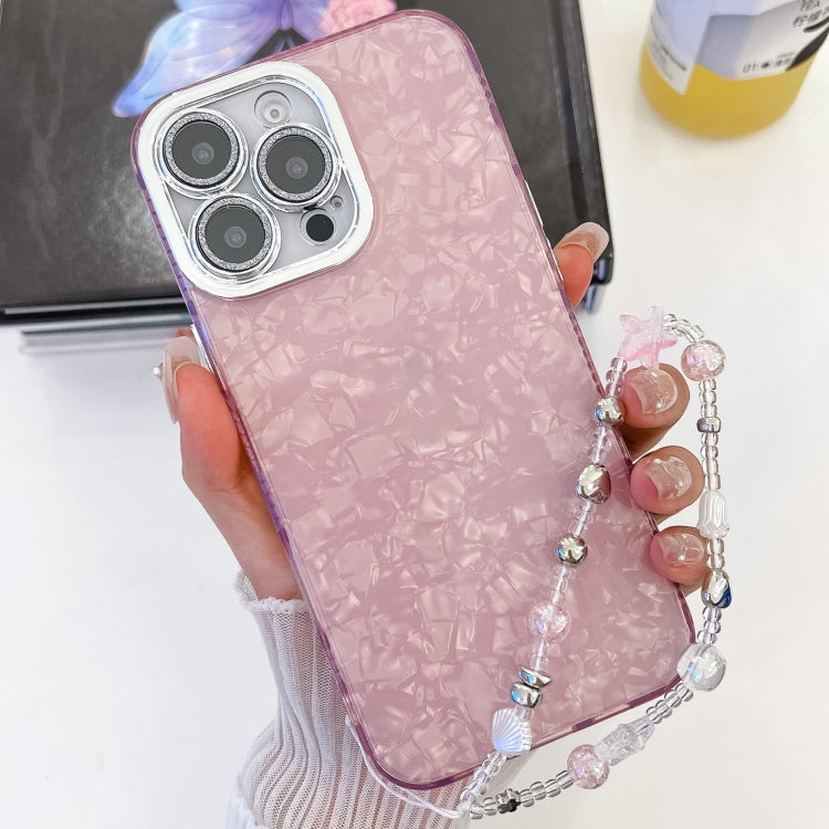 Plating Glitter Texture Chain Wristband TPU Phone Case with Lens Film, Series 4