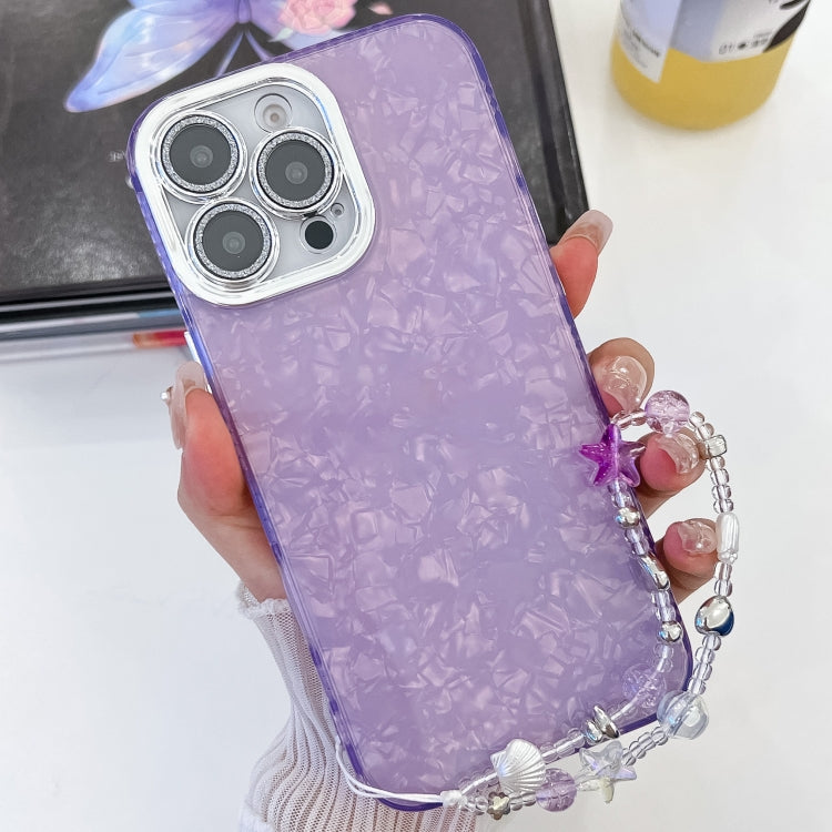 Plating Glitter Texture Chain Wristband TPU Phone Case with Lens Film, Series 4