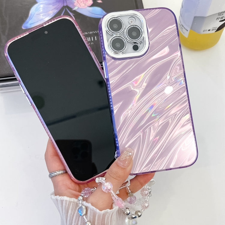 Plating Glitter Texture Chain Wristband TPU Phone Case with Lens Film, Series 4