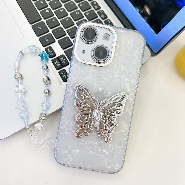 Plating Glitter Lens Film Texture Butterfly Holder Wristband Phone Case, Series 3