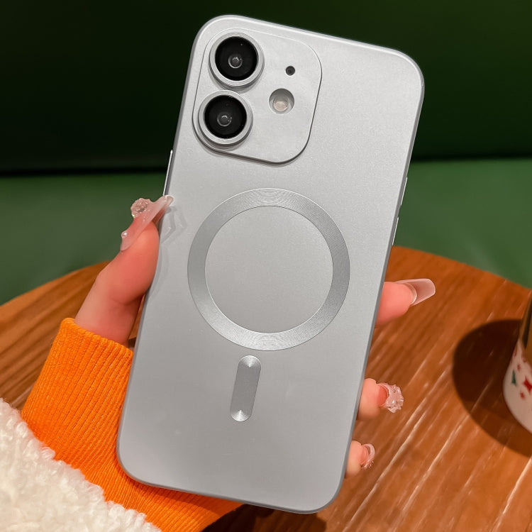 Metallic Paint Magsafe Liquid TPU Phone Case, For iPhone 11, For iPhone 11 Pro