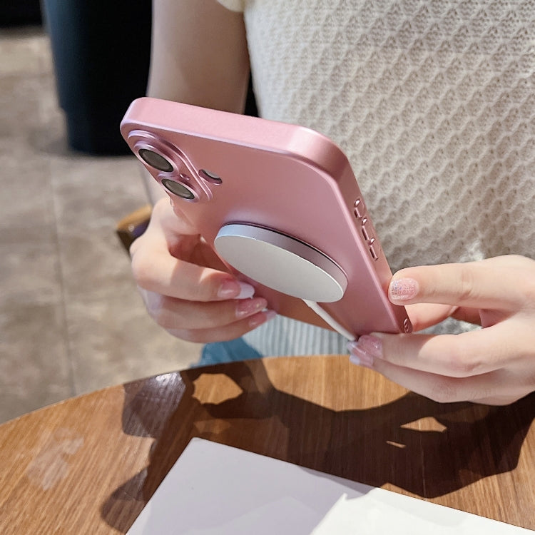 Metallic Paint Magsafe Liquid TPU Phone Case, For iPhone 13 Pro, For iPhone 13, For iPhone 12