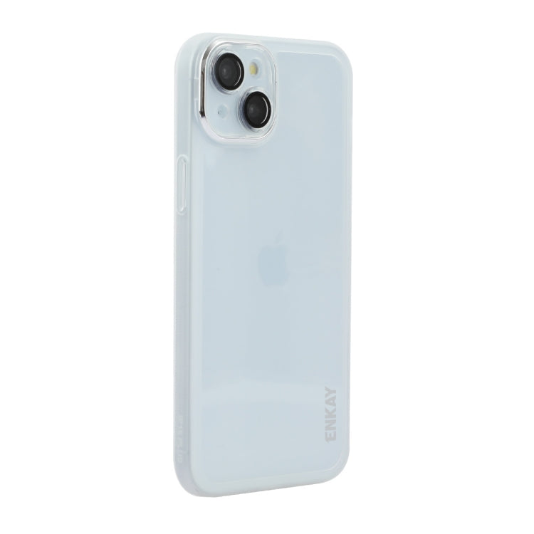 ENKAY Hat-Prince Translucent Matte TPU Phone Case with Lens Film, For iPhone 14 Plus, For iPhone 14, For iPhone 14 Pro, For iPhone 14 Pro Max