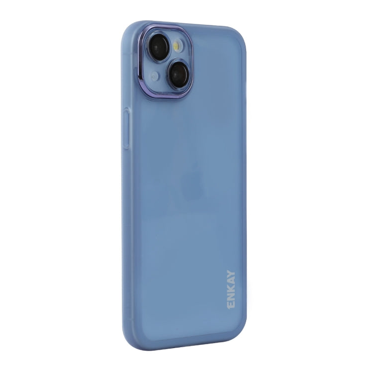 ENKAY Hat-Prince Translucent Matte TPU Phone Case with Lens Film, For iPhone 14 Plus, For iPhone 14, For iPhone 14 Pro, For iPhone 14 Pro Max