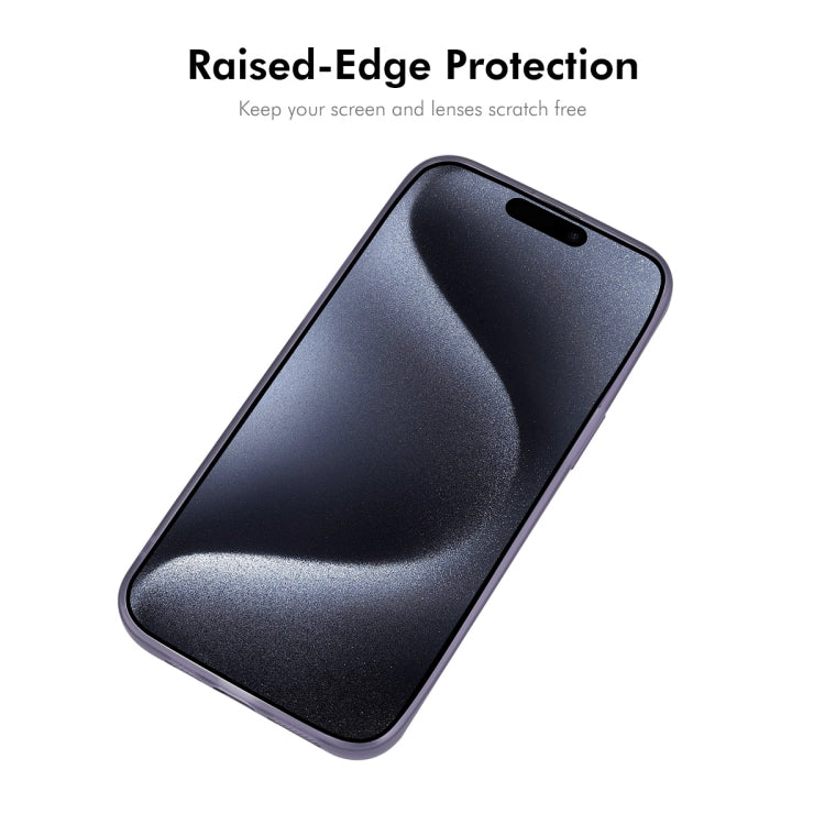 ENKAY Hat-Prince Translucent Matte TPU Phone Case with Lens Film + 9H Big Arc Edge Film, For iPhone 16 Pro Max, For iPhone 16 Pro, For iPhone 16 Plus, For iPhone 16, For iPhone 15 Pro Max, For iPhone 15 Pro, For iPhone 15 Plus, For iPhone 15