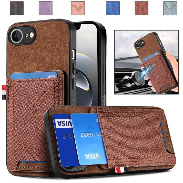 Denim Texture Leather Skin Phone Case with Card Slot, For iPhone 16e, For iPhone 16 Pro Max, For iPhone 16 Pro, For iPhone 16 Plus