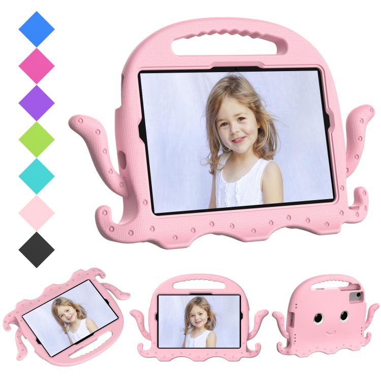 Octopus Style EVA Hybrid PC Shockproof Tablet Case with Strap