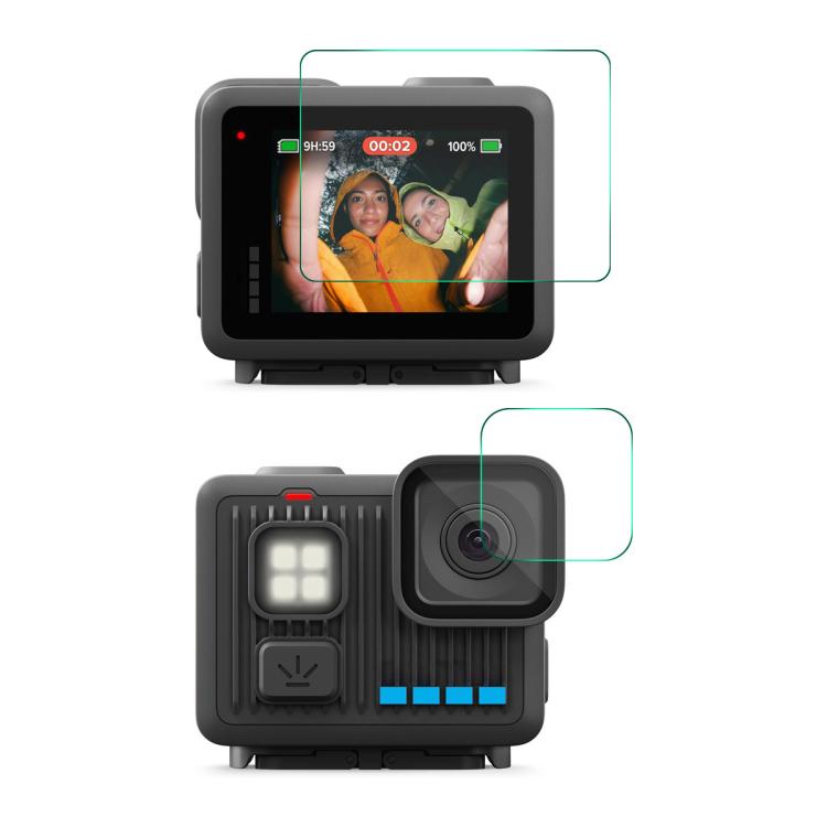 ENKAY 0.2mm 9H Tempered Glass Screen Protector Front ＆ Back Camera Film, For GoPro HERO13 Black