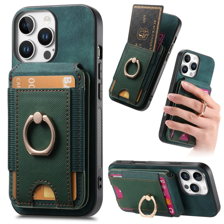 Retro Splitable Magnetic Stand Card Bag Leather Phone Case, For iPhone Air, For iPhone 16 Pro Max, For iPhone 16 Pro, For iPhone 16 Plus