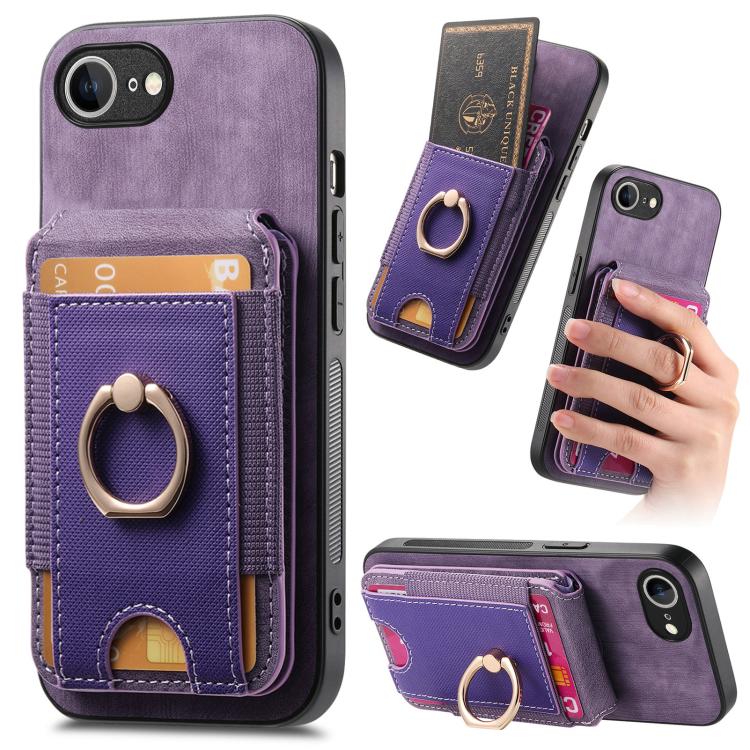 Retro Splitable Magnetic Stand Card Bag Leather Phone Case, For iPhone 18 Pro / 17 Pro, For iPhone 18 Pro Max / 17 Pro Max, For iPhone 17e / 16e, For iPhone 17