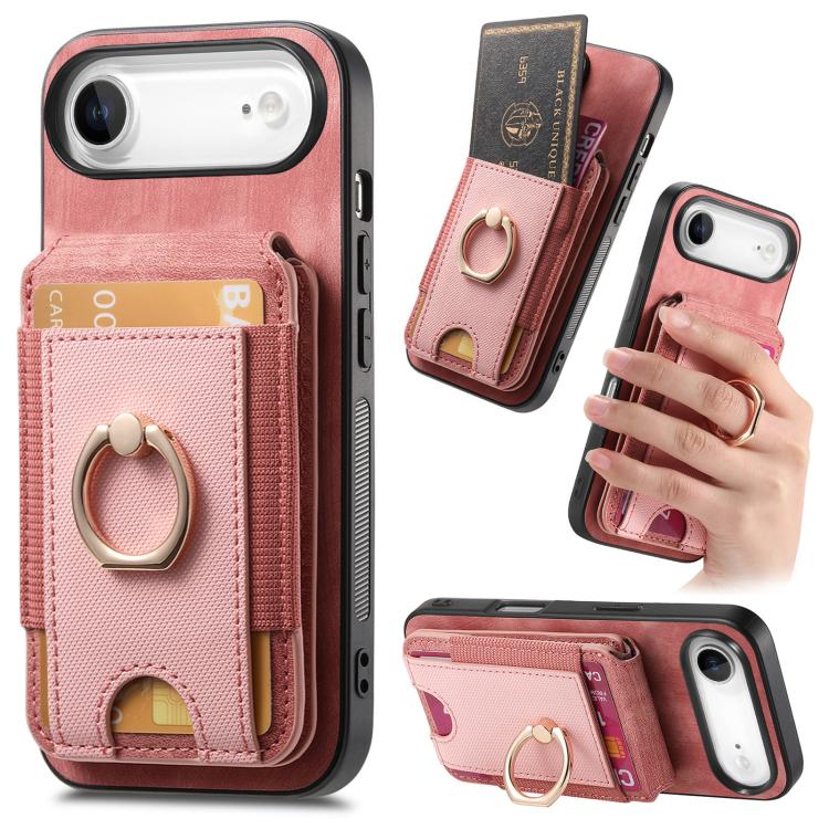 Retro Splitable Magnetic Stand Card Bag Leather Phone Case