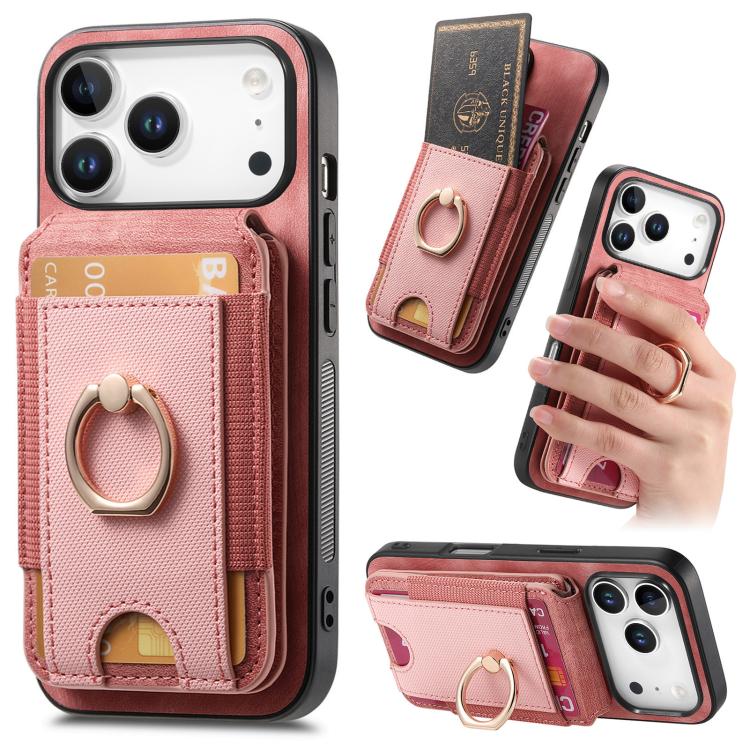 Retro Splitable Magnetic Stand Card Bag Leather Phone Case, For iPhone 17e / 16e, For iPhone 17 Pro Max, For iPhone 17 Pro, For iPhone 17