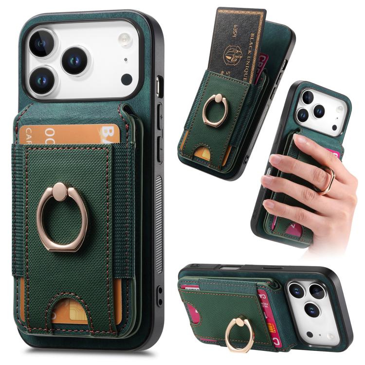 Retro Splitable Magnetic Stand Card Bag Leather Phone Case