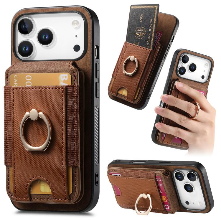 Retro Splitable Magnetic Stand Card Bag Leather Phone Case
