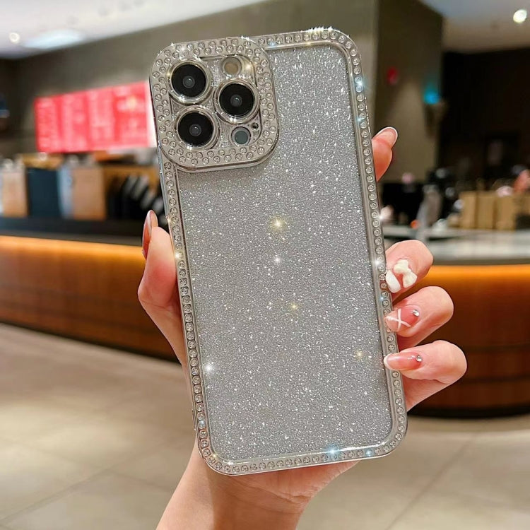 Diamond Gradient Glitter Plated TPU Phone Case, For iPhone 16 Pro, For iPhone 16 Plus, For iPhone 16