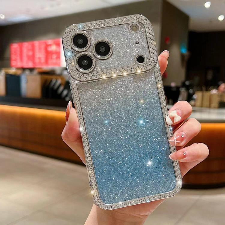 Diamond Gradient Glitter Plated TPU Phone Case, For iPhone 17e / 16e, For iPhone 17 Pro Max, For iPhone 17 Pro