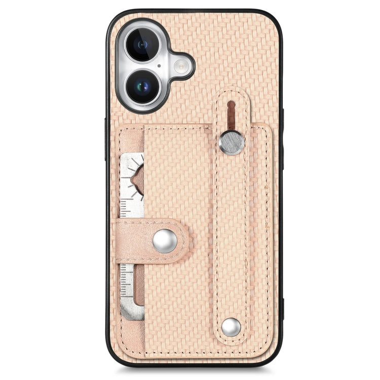 Wristband Kickstand Card Wallet Back Phone Case with Tool Knife