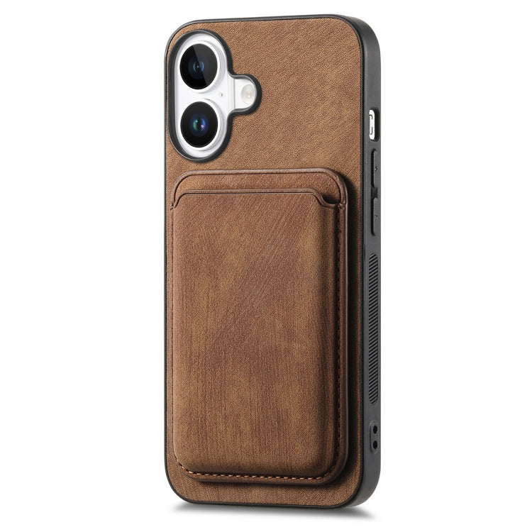 Retro Leather Card Bag Magnetic Phone Case