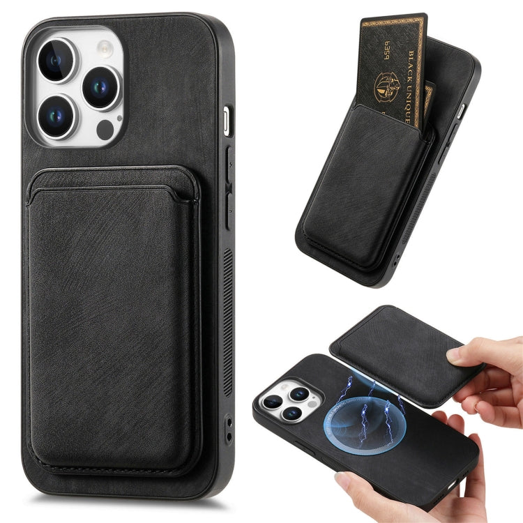 Retro Leather Card Bag Magnetic Phone Case, For iPhone 16e, For iPhone 16 Pro Max, For iPhone 16 Pro, For iPhone 16 Plus